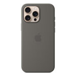 Apple coque en silicone avec magsafe pour iphone 16 pro max - gris min�ral, housse, apple, iphone 16 ...