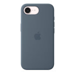 Apple coque en silicone avec magsafe pour iphone 17e - bleu maritime, housse, apple, iphone 17e, 15, ...