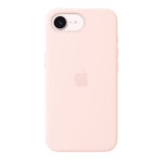 Apple coque en silicone avec magsafe pour iphone 17e - rose pastel, housse, apple, iphone 17e, 15, 5 ...