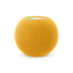 Apple homepod mini, apple siri, rond, jaune, plage compl�te, tactile, apple music, tunein mj2e3f / a