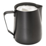 Aps pichet  lait universel, acier inoxydable noir, 0, 35 l