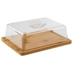 Aps plateau en bambou avec cloche, 320 x 165 x 15 mm Aps plateau en bambou avec cloche, 320 x 165 x 15 mm