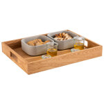 Aps plateau de service, (l)450 x (p)350 x (h)60 mm, chêne Aps plateau de service, (l)450 x (p)350 x (h)60 mm, chêne
