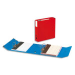 Arianex classeur  deux leviers millex en pvc intrieur et extrieur bleu, dos de 9. 5cm