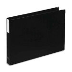 Arianex classeur format a3  l'italienne  4 anneaux en d en balacron noir