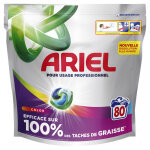 Ariel lessive professionnelle all in 1 pods colour protect pour le linge - bo�te de 80 doses