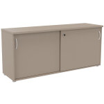 Armoire basse portes coulissantes l. 163 x p. 48 x h. 72 cm - argile Armoire basse portes coulissantes l. 163 x p. 48 x h. 72 cm - argile