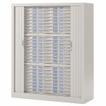 Armoire discretis 3 colonnes - 72 tiroirs - gris Armoire discretis 3 colonnes - 72 tiroirs - gris