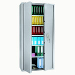Armoire forte de scurit prima serrure  cl, 830 litres - gris clair