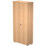 Armoire haute pronto - l. 80 x h. 180 cm - 2 portes - h�tre