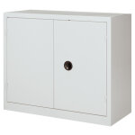 Armoire monobloc tanker h. 100 x l. 100 cm - corps gris - portes gris Armoire monobloc tanker h. 100 x l. 100 cm - corps gris - portes gris
