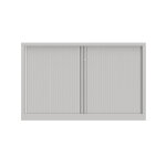 Armoire à rideaux métal confort + h. 100 x l. 160 cm - corps blanc - rideaux blanc Armoire à rideaux métal confort + h. 100 x l. 160 cm - corps blanc - rideaux blanc