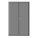 Armoire  rideaux mtal confort + h. 198 x l. 120 cm - corps aluminium - rideaux aluminium