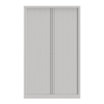 Armoire à rideaux métal confort + h. 198 x l. 120 cm - corps blanc - rideaux blanc Armoire à rideaux métal confort + h. 198 x l. 120 cm - corps blanc - rideaux blanc
