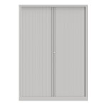 Armoire à rideaux métal confort + h. 198 x l. 140 cm - corps blanc - rideaux blanc Armoire à rideaux métal confort + h. 198 x l. 140 cm - corps blanc - rideaux blanc