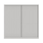 Armoire à rideaux métal confort + h. 198 x l. 180 cm - corps blanc - rideaux blanc Armoire à rideaux métal confort + h. 198 x l. 180 cm - corps blanc - rideaux blanc
