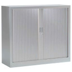 Armoire  rideaux mtal monobloc gnric - h. 100 x l. 120 cm - corps aluminium - rideaux aluminium