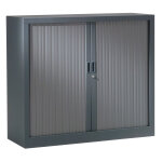 Armoire à rideaux métal monobloc généric - h. 100 x l. 100 cm - corps anthracite - rideaux anthracite ... Armoire à rideaux métal monobloc généric - h. 100 x l. 100 cm - corps anthracite - rideaux anthracite ...