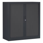 Armoire à rideaux métal monobloc généric - h. 136 x l. 120 cm - corps anthracite - rideaux anthracite ... Armoire à rideaux métal monobloc généric - h. 136 x l. 120 cm - corps anthracite - rideaux anthracite ...