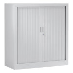 Armoire à rideaux métal monobloc généric - h. 136 x l. 120 cm - corps gris - rideaux gris Armoire à rideaux métal monobloc généric - h. 136 x l. 120 cm - corps gris - rideaux gris