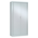 Armoire à rideaux métal monobloc généric - h. 198 x l. 100 cm - corps gris - rideaux gris Armoire à rideaux métal monobloc généric - h. 198 x l. 100 cm - corps gris - rideaux gris