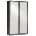 Armoire à rideaux métal monobloc généric - h. 198 x l. 120 cm - corps aluminium - rideaux blanc Armoire à rideaux métal monobloc généric - h. 198 x l. 120 cm - corps aluminium - rideaux blanc