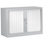 Armoire à rideaux métal monobloc généric - h. 69, 5 x l. 80 cm - corps aluminium - rideaux blanc Armoire à rideaux métal monobloc généric - h. 69, 5 x l. 80 cm - corps aluminium - rideaux blanc
