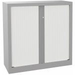 Armoire à rideaux métal monobloc natura nf - h. 100 x l. 100 cm - corps aluminium - rideaux blanc Armoire à rideaux métal monobloc natura nf - h. 100 x l. 100 cm - corps aluminium - rideaux blanc