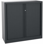Armoire à rideaux métal monobloc natura nf - h. 100 x l. 100 cm - corps anthracite - rideaux anthracite ... Armoire à rideaux métal monobloc natura nf - h. 100 x l. 100 cm - corps anthracite - rideaux anthracite ...
