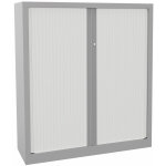 Armoire à rideaux métal monobloc natura nf - h. 136 x l. 120 cm - corps aluminium - rideaux blanc Armoire à rideaux métal monobloc natura nf - h. 136 x l. 120 cm - corps aluminium - rideaux blanc