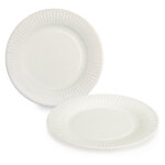 Assiette ronde en carton 19 cm - blanc - lot de 100 Assiette ronde en carton 19 cm - blanc - lot de 100