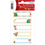 Autocollants de no�l decor 'etoiles & sapin',