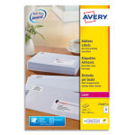 Avery boîte de 210 étiquettes adresse / adresse laser blanche 99, 1x38, 1mm l7163 - 15 Avery boîte de 210 étiquettes adresse / adresse laser blanche 99, 1x38, 1mm l7163 - 15