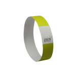 Avery bracelet d'identification en papier tyvek 25, 6 x 1, 9 cm - lot de 500 - jaune fluo