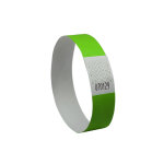 Avery bracelet d'identification en papier tyvek 25, 6 x 1, 9 cm - lot de 500 - vert fluo