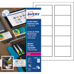 Avery c32026 - 10 - cartes de visite blanches  bords lisses - 85 x 54 mm - impression laser