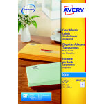 Avery j8563 etiquettes d'exp�dition transparentes jet d'encre 99, 1 x 38, 1 mm - bo�te de 350
