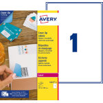 Avery l4610 etiquettes de masquage permanentes opaques blanches laser 199, 6 x 289, 1 mm - boîte de 25 ... Avery l4610 etiquettes de masquage permanentes opaques blanches laser 199, 6 x 289, 1 mm - boîte de 25 ...