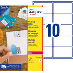 Avery l4612 etiquettes de masquage permanentes opaques blanches laser 99, 1 x 57 mm - boîte de 250 Avery l4612 etiquettes de masquage permanentes opaques blanches laser 99, 1 x 57 mm - boîte de 250