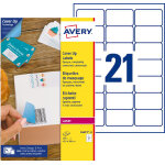 Avery l4613 etiquettes de masquage permanentes opaques blanches laser 63, 5 x 38, 1 mm - boîte de 525 ... Avery l4613 etiquettes de masquage permanentes opaques blanches laser 63, 5 x 38, 1 mm - boîte de 525 ...