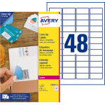 Avery l4614 etiquettes de masquage permanentes opaques blanches laser 45, 7 x 21, 2 mm - boîte de 1200 ... Avery l4614 etiquettes de masquage permanentes opaques blanches laser 45, 7 x 21, 2 mm - boîte de 1200 ...