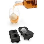 Bac � gla�ons, en silicone, pour 2 gla�ons, noir