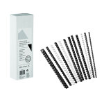 Baguettes de reliure anneaux plastique - 12 mm - blanc - boîte de 100 Baguettes de reliure anneaux plastique - 12 mm - blanc - boîte de 100