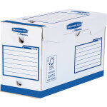 Bankers box bote archives format a4 + heavy duty en carton montage manuel - dos 15 cm - blanc - lot ...