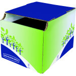 Bankers box corbeille de tri sélectif pour le recyclage des papiers - 16l Bankers box corbeille de tri sélectif pour le recyclage des papiers - 16l