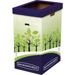 Bankers box corbeille de tri sélectif pour le recyclage des papiers - 69l Bankers box corbeille de tri sélectif pour le recyclage des papiers - 69l