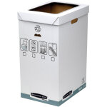 Bankers box corbeille de tri sélectif pour le recyclage des papiers - 90l Bankers box corbeille de tri sélectif pour le recyclage des papiers - 90l