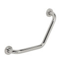 Barre de maintien coud�e chrom�e rossignol pour sanitaires