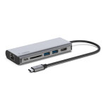Belkin avc008btsgy, usb 3. 2 gen 1 (3. 1 gen 1) type - c, 100 w, noir, gris, sd, hdmi, rj - 45, usb 3. ...