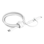Belkin boostcharge pro, 1, 5 m, usb c, usb c / lightning, usb 2. 0, 0, 48 gbit / s, blanc cac003hq1. ...